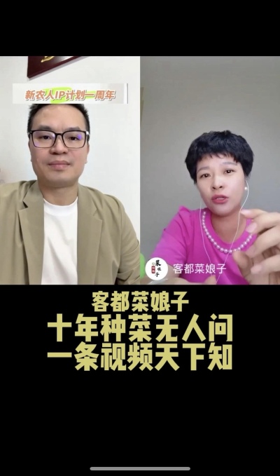 客都菜娘子：十年种菜无人问，一条视频天下知。