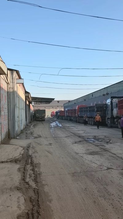 10月14号，生物有机肥排队装车