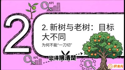 第3节：【春肥策略】开春底肥：新树&ldquo;扩版图&rdquo;，老树&ldquo;点引擎&rdquo;，课程：《柑橘底肥&ldquo;翻身账&rdquo;：从改土到高产的实战全书》