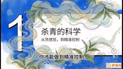 第05节（加工篇）：决胜2分钟：用&ldquo;数字温控&rdquo;破解杀青不匀，复刻大师级手工口感，课程：《茶金时代：从&ldquo;看天吃饭&rdquo;到&ldquo;精准控局&rdquo;的茶叶高产提质实战课》