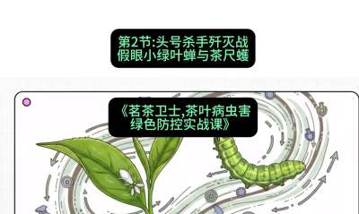第02节：头号杀手歼灭战&mdash;&mdash;假眼小绿叶蝉与茶尺蠖，课程：《茗茶卫士&mdash;&mdash;茶叶病虫害绿色防控实战课》#识农AI