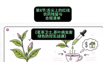 第08节：舌尖上的红线&mdash;&mdash;农药残留与合规清单，课程：《茗茶卫士&mdash;&mdash;茶叶病虫害绿色防控实战课》#识农AI